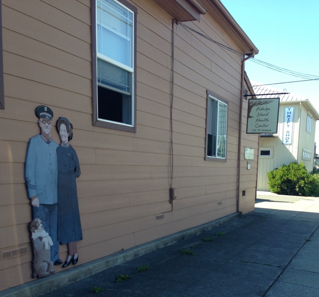 Anacortes must be known for their people cut-outs because they were everywhere...
