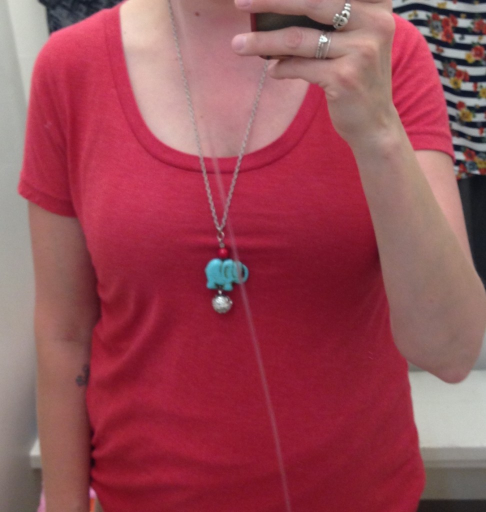 Basic red tee filled a hole in my wardrobe for $2.50.