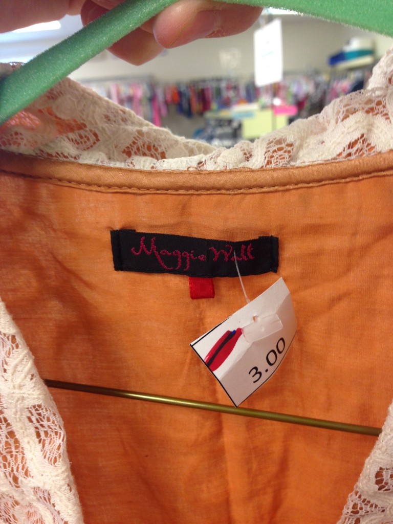 Maggie Walt!!!!  For $3!!!  Silk!!  That is a thrift score right there.