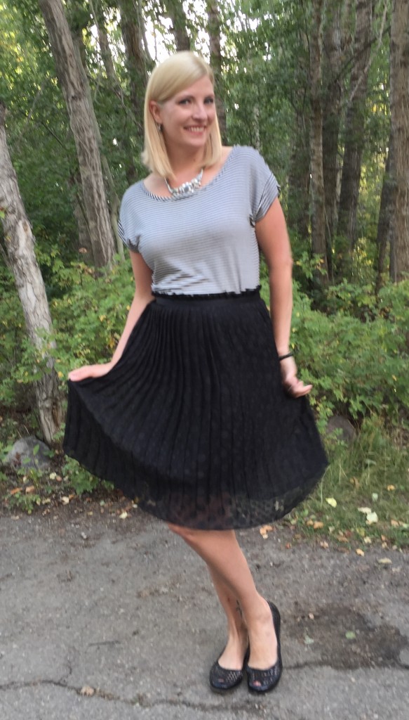 Also blurry, but you gotta love a skirt that is good for twirling.  You never know when you might feel like twirling.