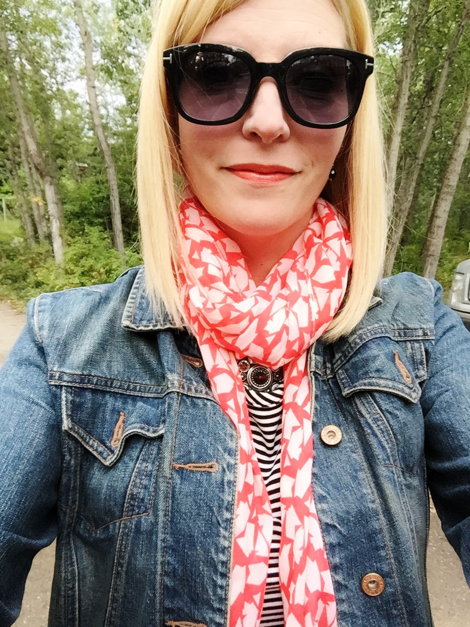 And if you feel like you need more, add a pretty scarf like this gorgeous one my favourite Megan brought back from her European tour this summer.  
