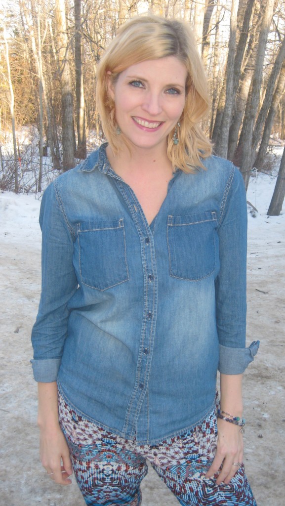 She Does Create, here's a chambray outfit for ya!