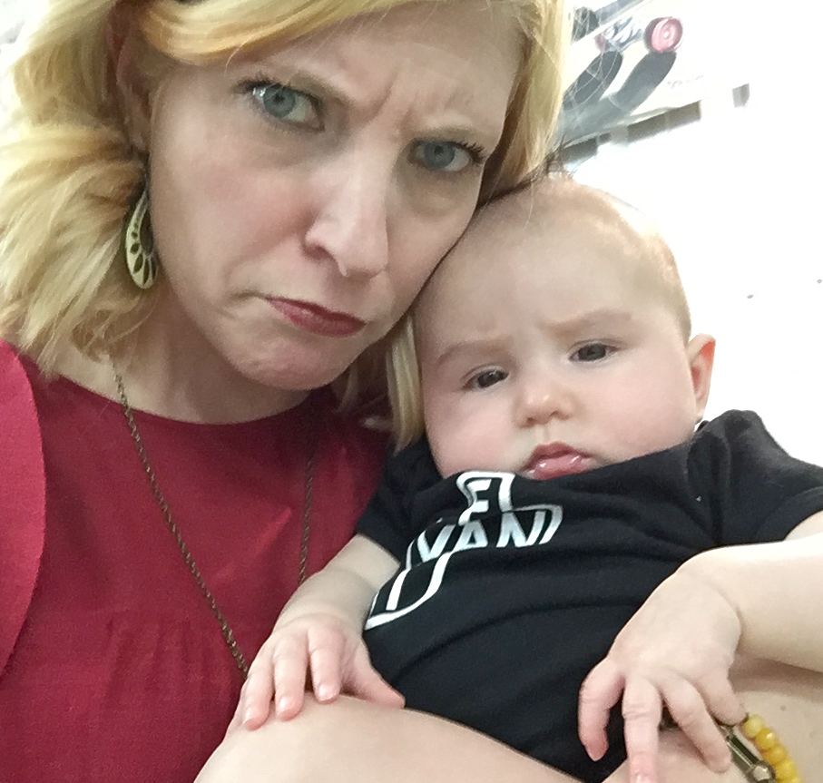 She was unimpressed with my selfie-enthusiasm...