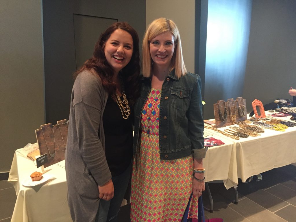 I *had* to support Krista and Just One - check out the table of wonderful jewelry in the background!! It is stunning and is ONE easy way YOU can make a difference in the lives of people living in poverty and disadvantage.
