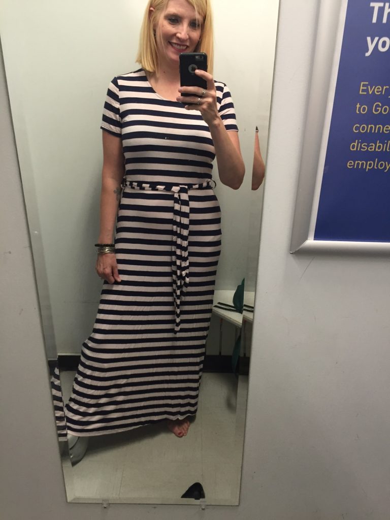 Striped maxi dress perfection for $7!!!! 