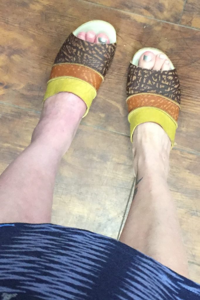 Though I didn't find any other clothing items, I did find these El Naturalista slides for $7 and I can't wait for the swelling in my post-op foot to go down enough for me to actually slide into them!