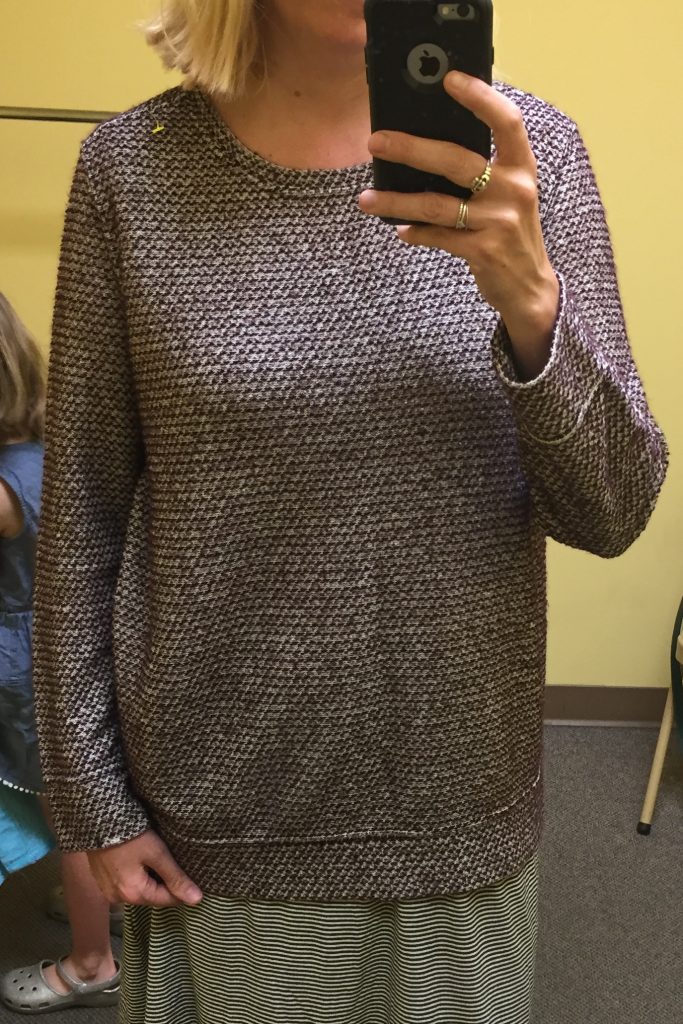 And this $7 Roots sweater - this is just begging for the next camping trip!