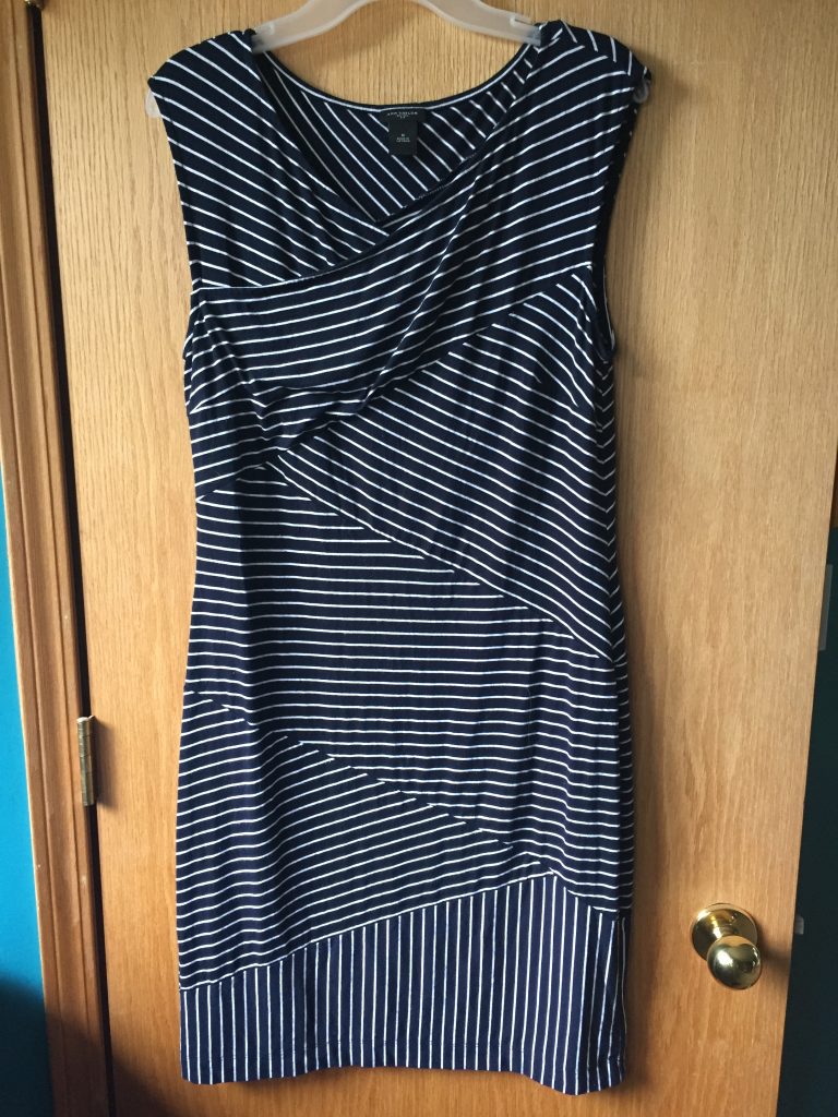 As for me, again, it was a quick stop but I scored this Ann Taylor dress for $2!! You can't beat that!