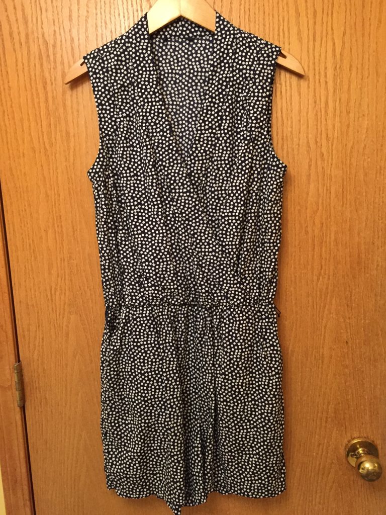 I finally found a jumpsuit that fits me - for $7 from Goodwill - just in time for the weather to turn.  