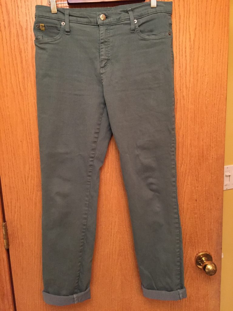 Yoga jeans FREE at the clothing swap - my first pair!