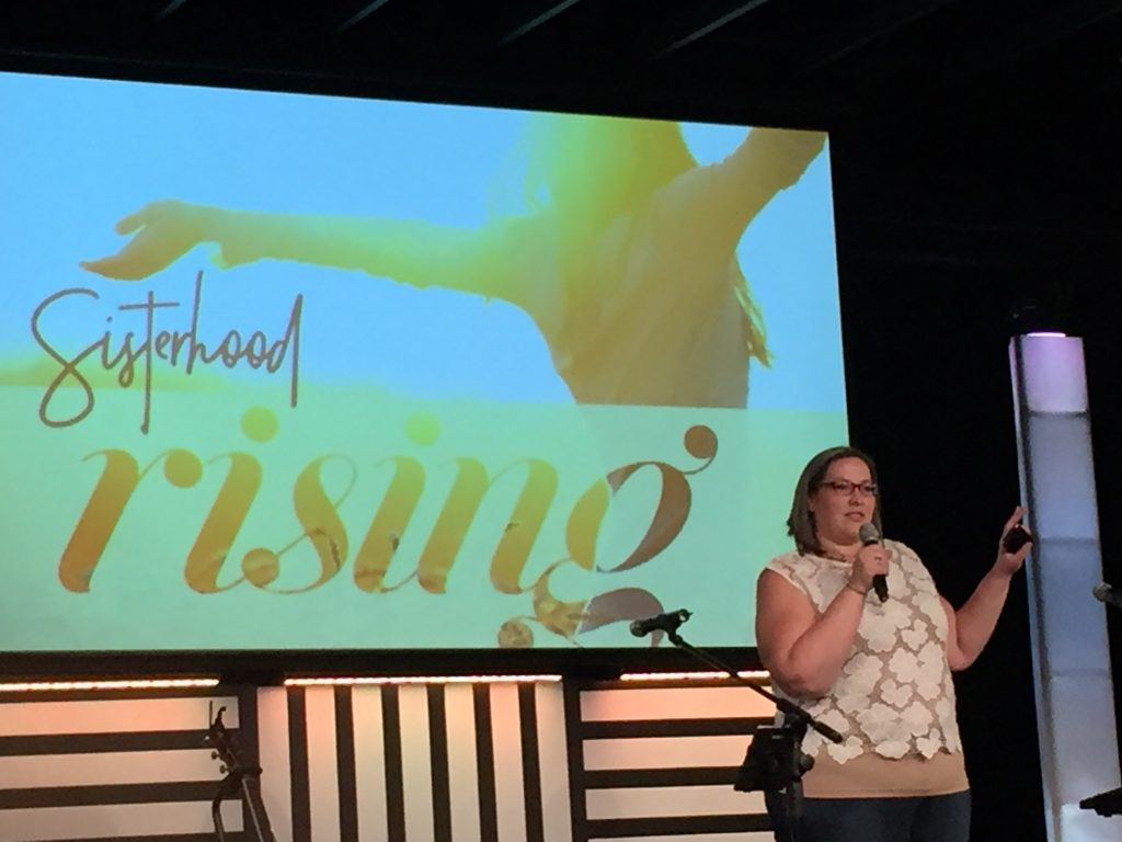 And then it was off to Sisterhood Rising at City Life Church. Good food, good women and an inspiring message from Julie Davidson.