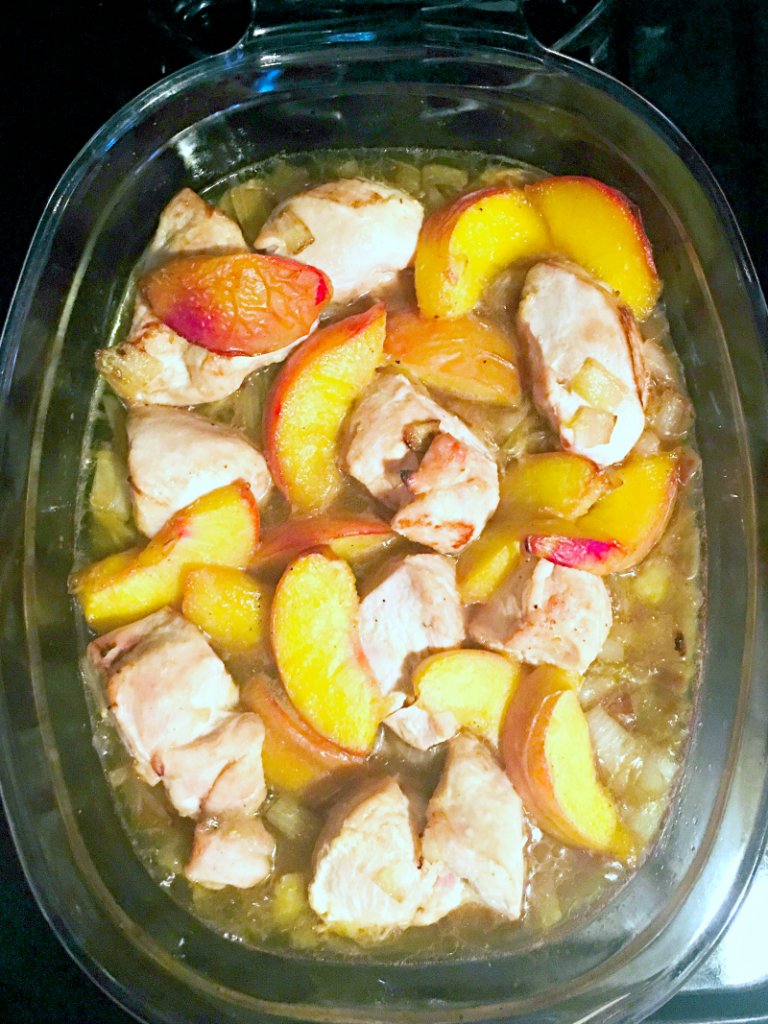 Baked Chicken with Peaches Recipe
