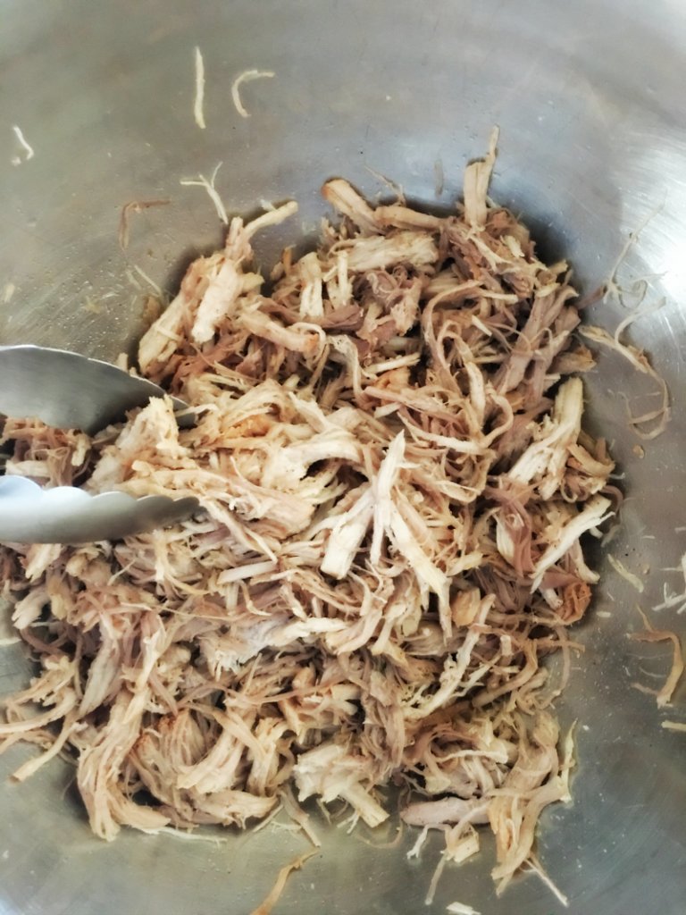 Pulled Pork cooked in the Instant Pot