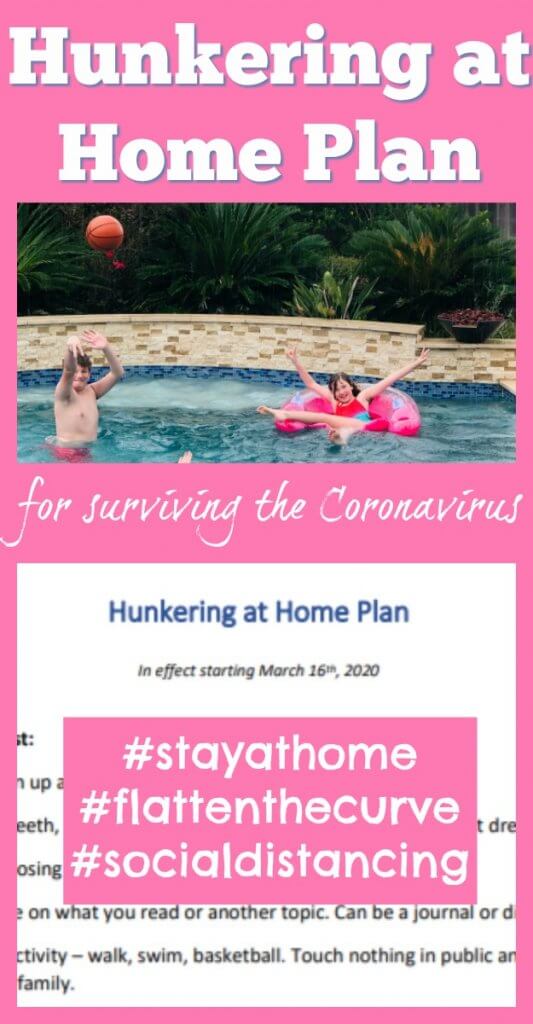 Hunkering at Home Plan for Surviving the Coronavirus by The Spirited Thrifter #stayathome #socialdistancing #flattenthecurve