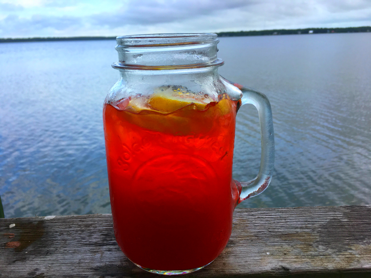 The Alabama Slammer cocktail uses five ingredients - Sloe Gin, Southern Com...